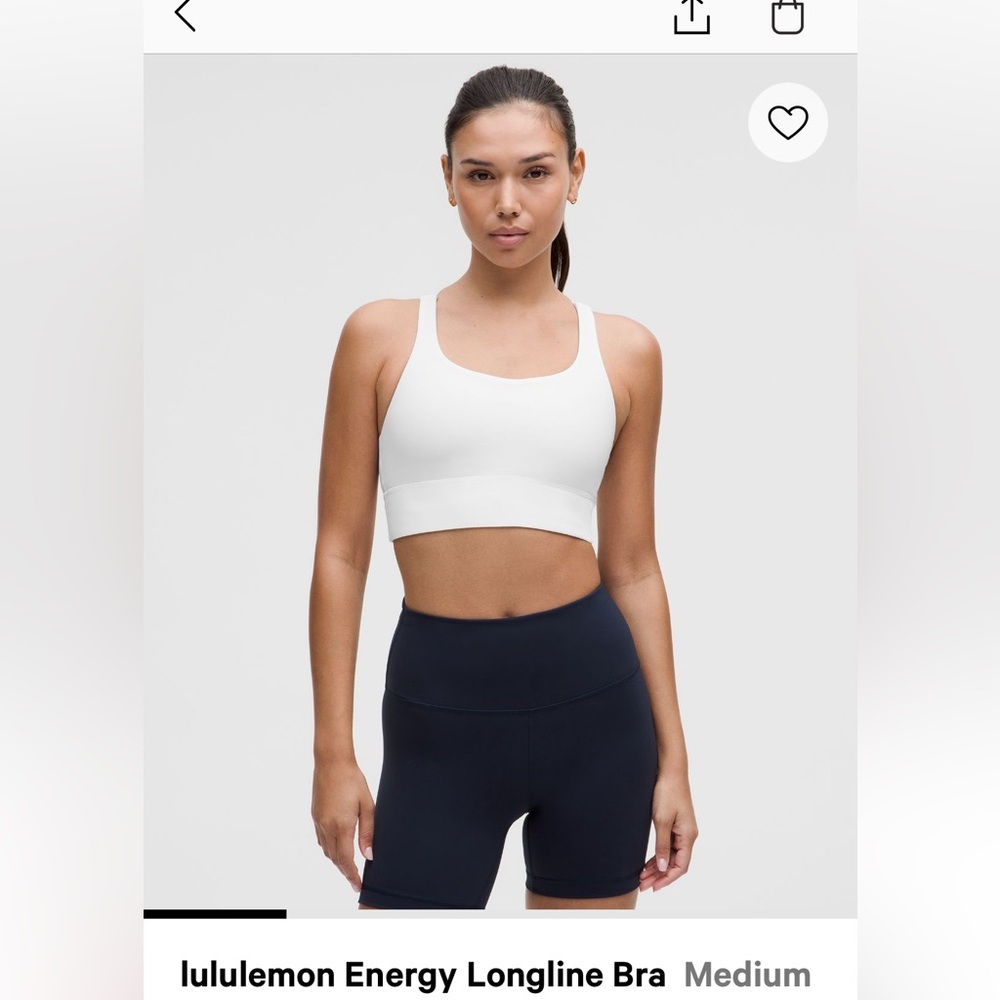 LULULEMON ENERGY LONGLINE BRA
